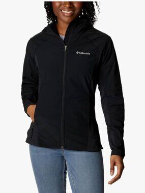 Columbia Sweet As Softshell Hooded Jacket Black Size Small